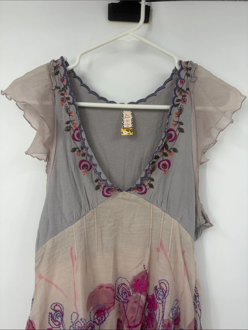 Vintage Free People Boho Sleeveless Top Size 2